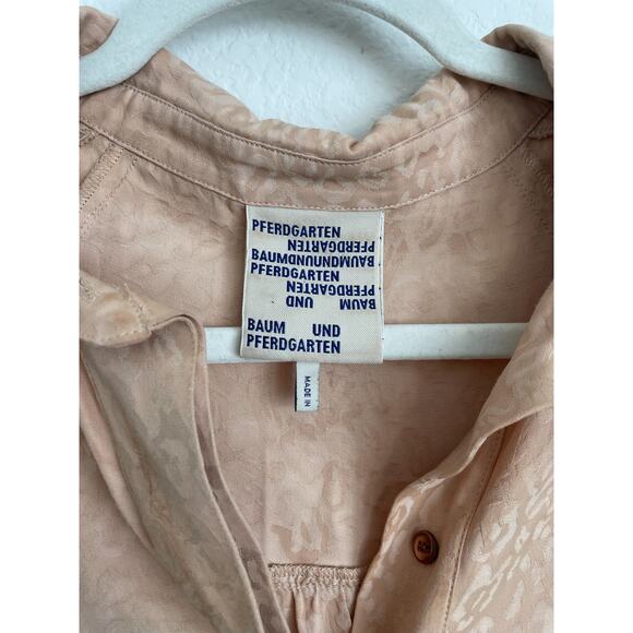 BAUM UND PFERDGARTEN Neutral Cream Cheetah Mini Dress - Picture 10 of 12